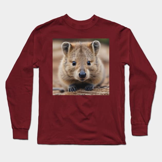 Quokka Long Sleeve T-Shirt by DarkAngel1200